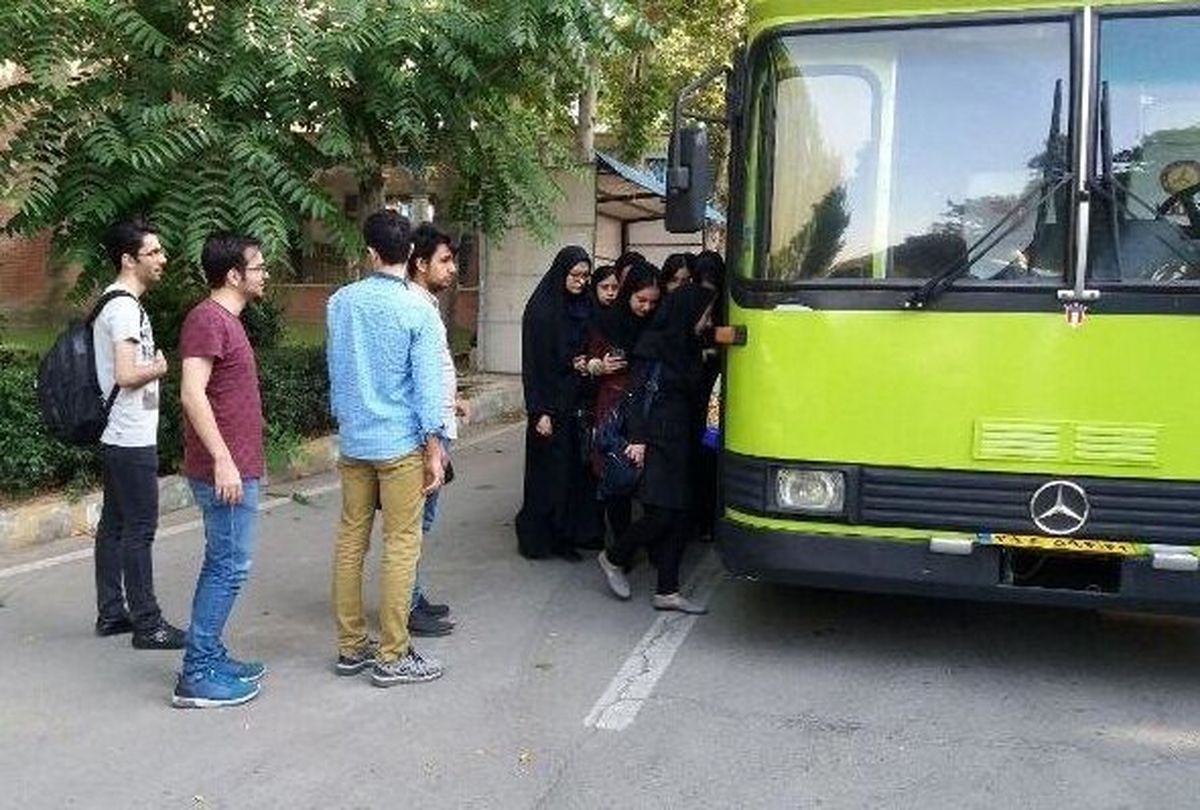 یک اتوبوس دیگر از دانشجویان دچار حادثه شد