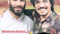 حسین سلیمانی و دوستش در آغوش هم + عکس