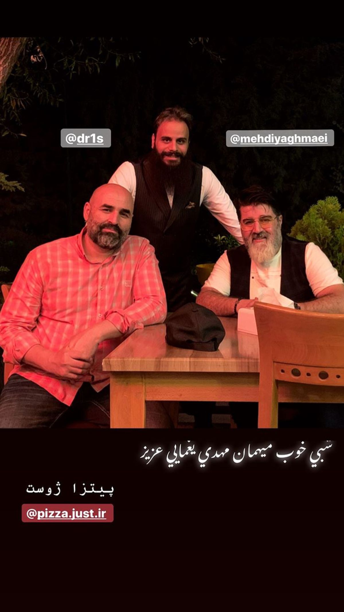 علی مسعودی در خانه آهنگساز و خواننده مشهور + عکس
