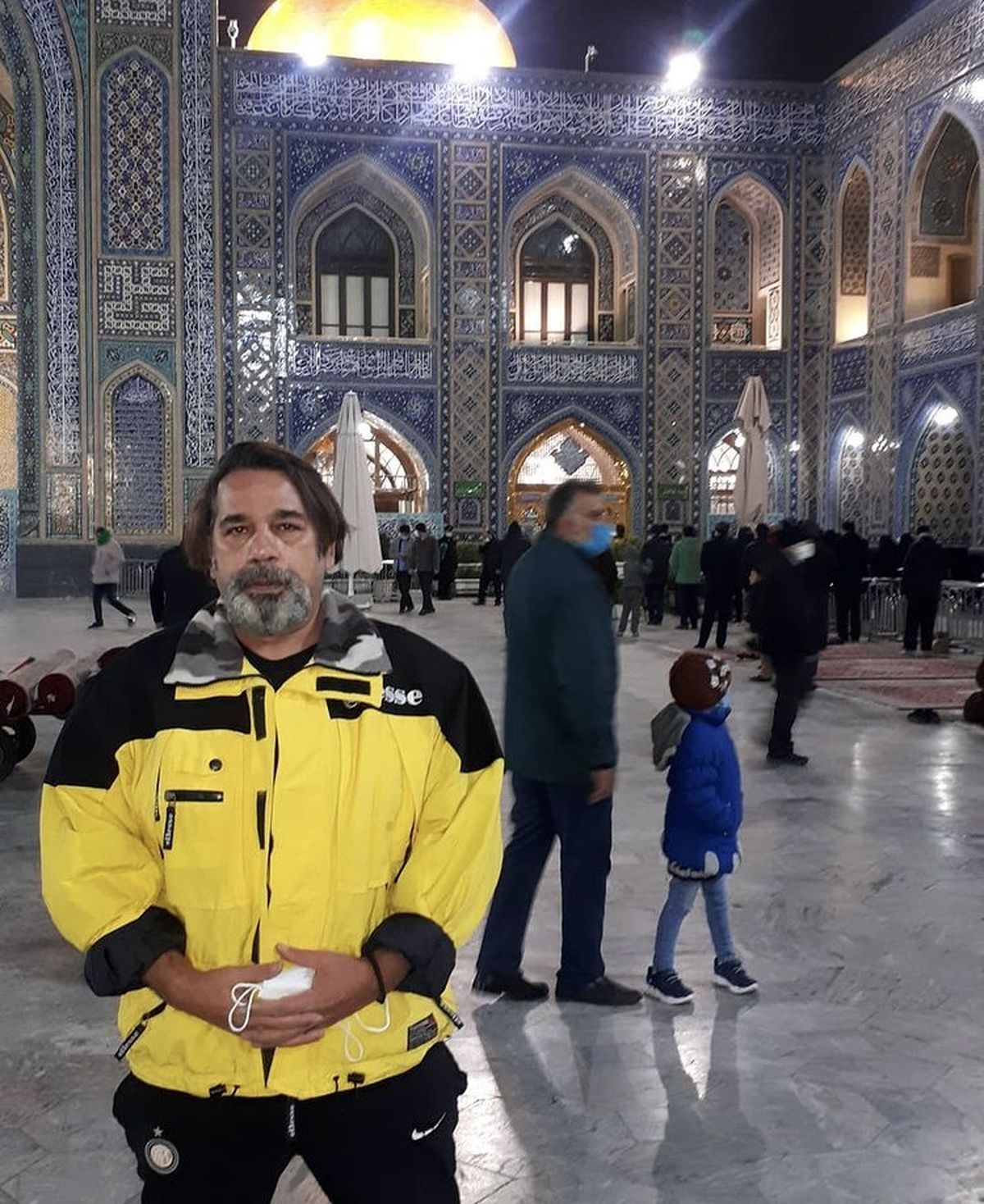 داریوش سلیمی در زیارت + عکس