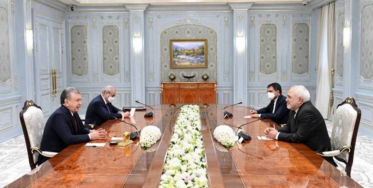 رایزنی ظریف با رئیس جمهور ازبکستان