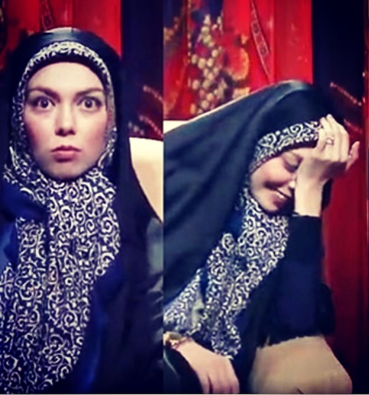 قیافه واقعا متعجب آزاده نامداری! +عکس