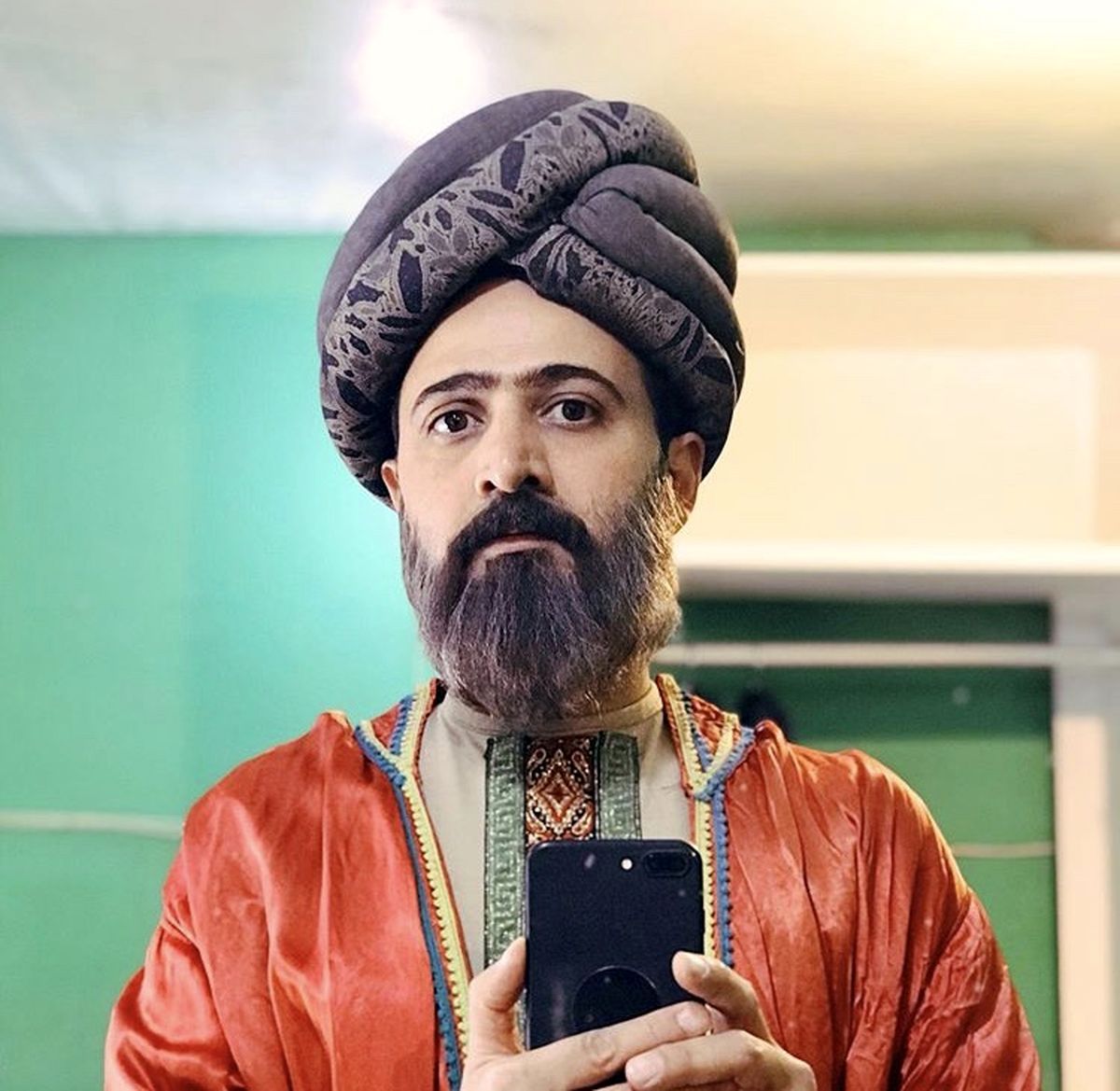 گریم دیده نشده از سعید شیخ زاده + عکس