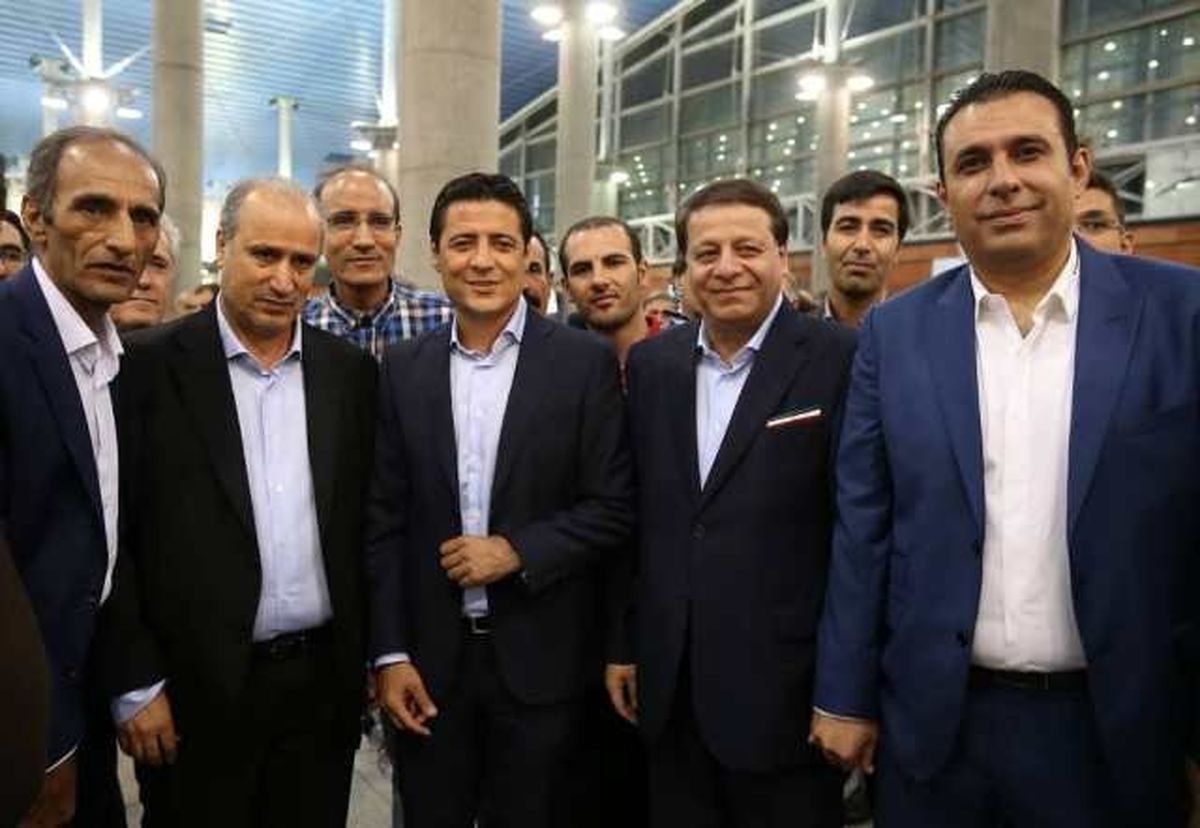استقبال از ورود تیم داوری به ایران