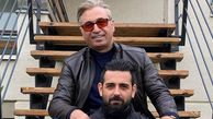 امیرحسین آرمان و حمید فرخ نژاد پشت صحنه میدان سرخ + عکس