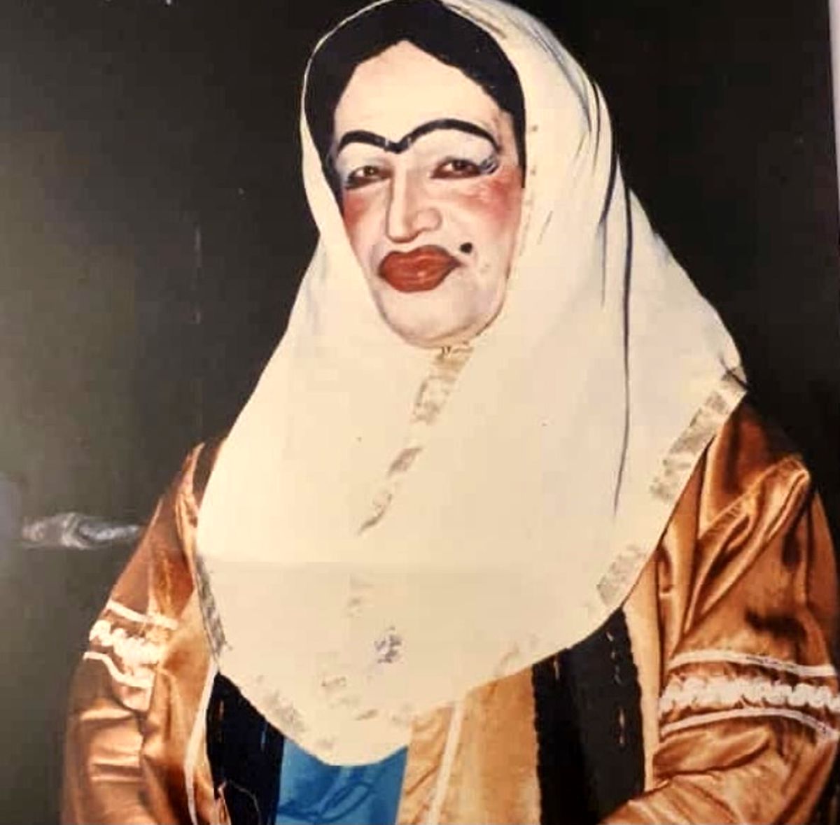 گریم دیده نشده و قدیمی از مرحوم قاضی مرادی + عکس