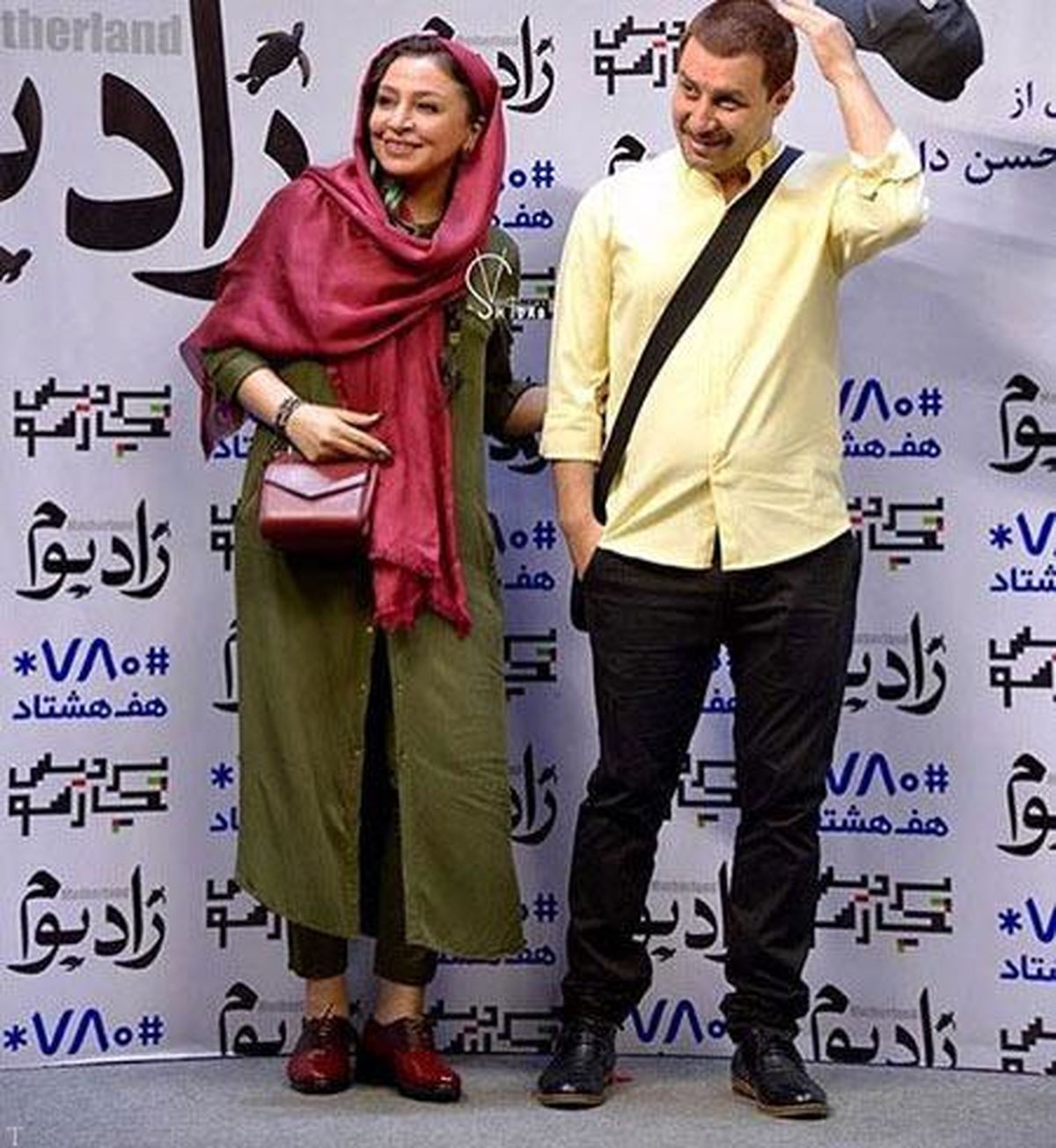 جواد عزتی بانمک همراه با همسر بازیگرش+عکس