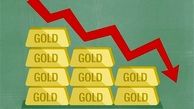 کاهش قیمت طلا در معاملات دیروز