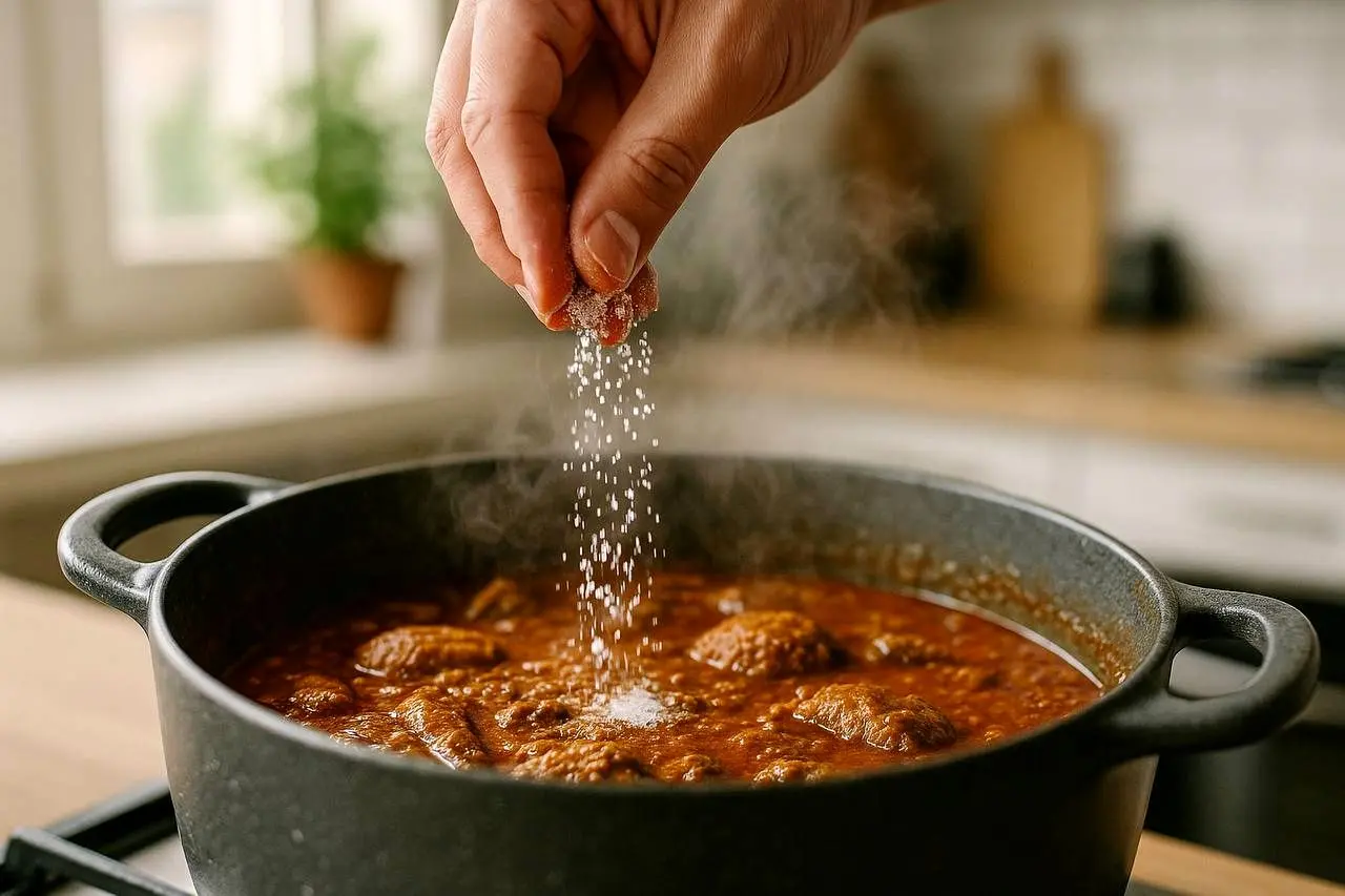 کنترل میزان نمک برای خوشمزه شدن غذا