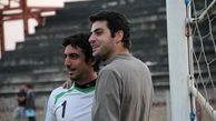 مجری پرسپولیسی در کنار داداش استقلالی اش! /عکس