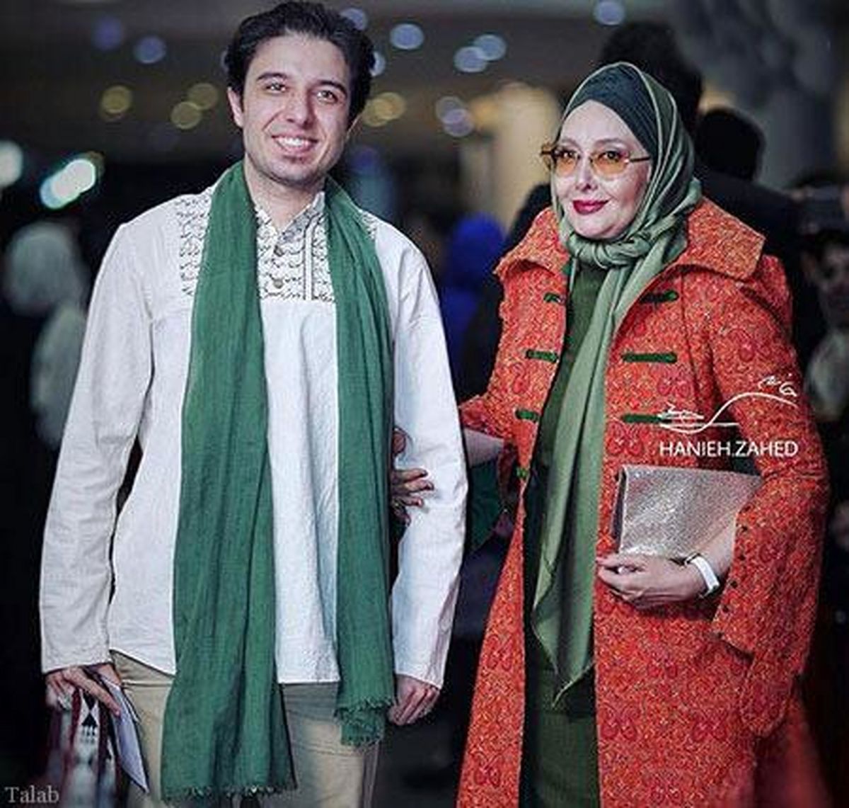 مانتو عجیب کتایون ریاحی در کنار پسرش+عکس
