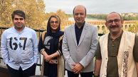  امیر نوری، بهنوش بختیاری و هدایت هاشمی در اصفهان/عکس