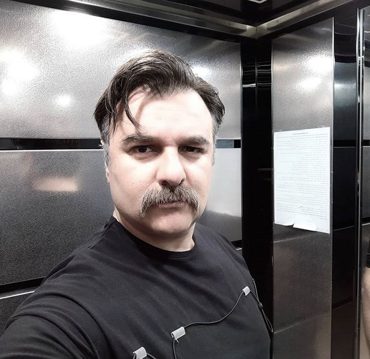 مجید سعیدی با سیبیلی متفاوت + عکس