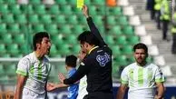  عکس/ فریادهای بازیکن سپاهان برسر داور 