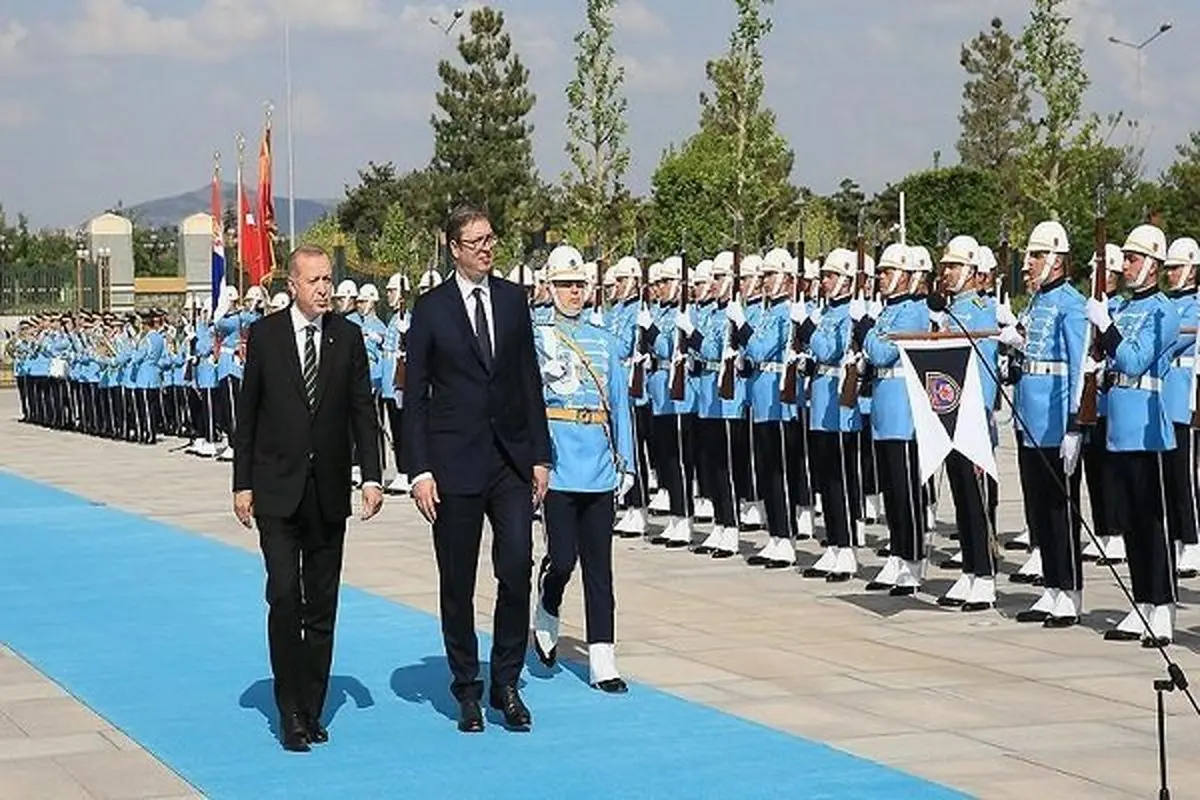 اردوغان با رئیس جمهور صربستان در آنکارا دیدار کرد