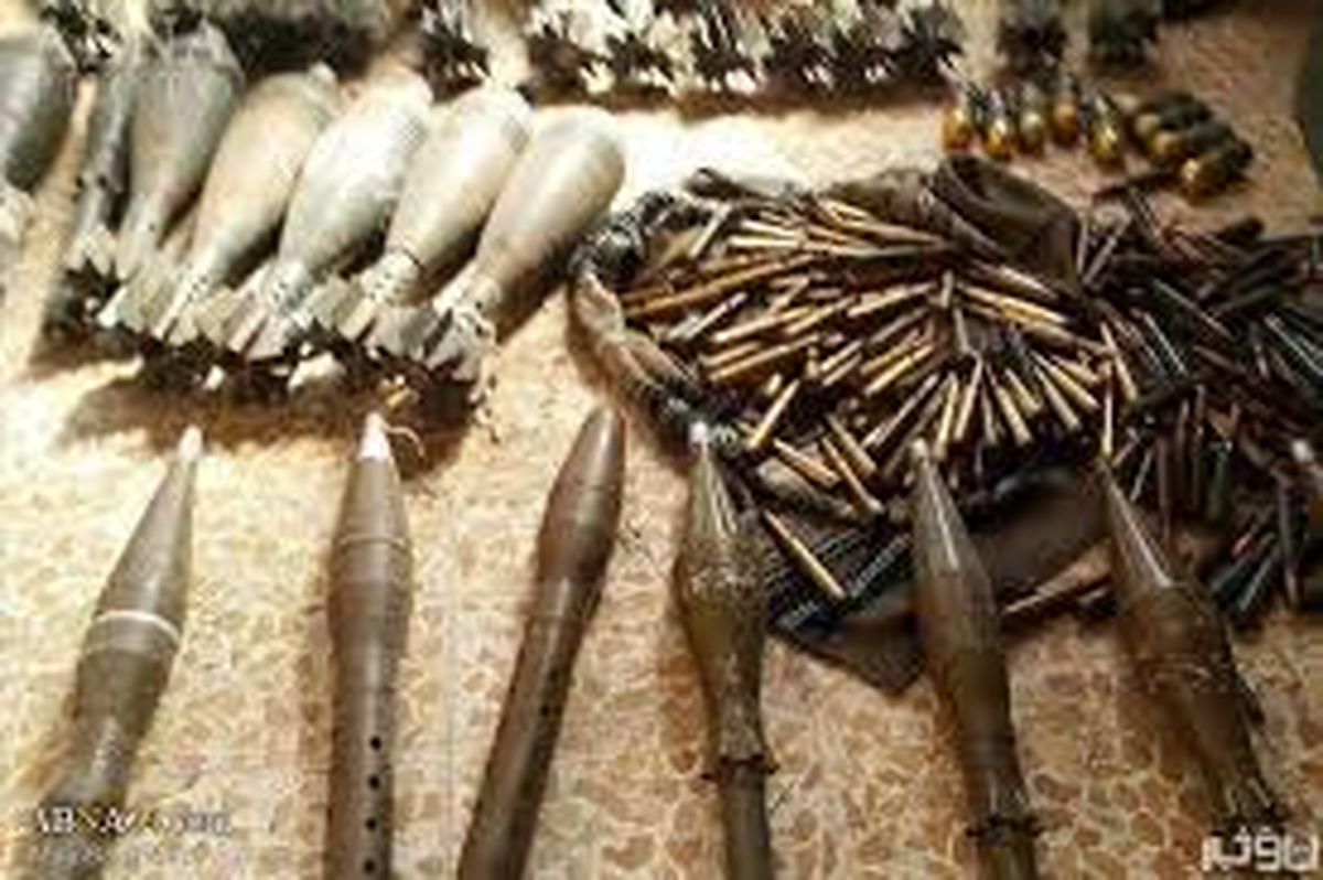 کشف انبار بزرگ سلاح متعلق به داعش در حمص
