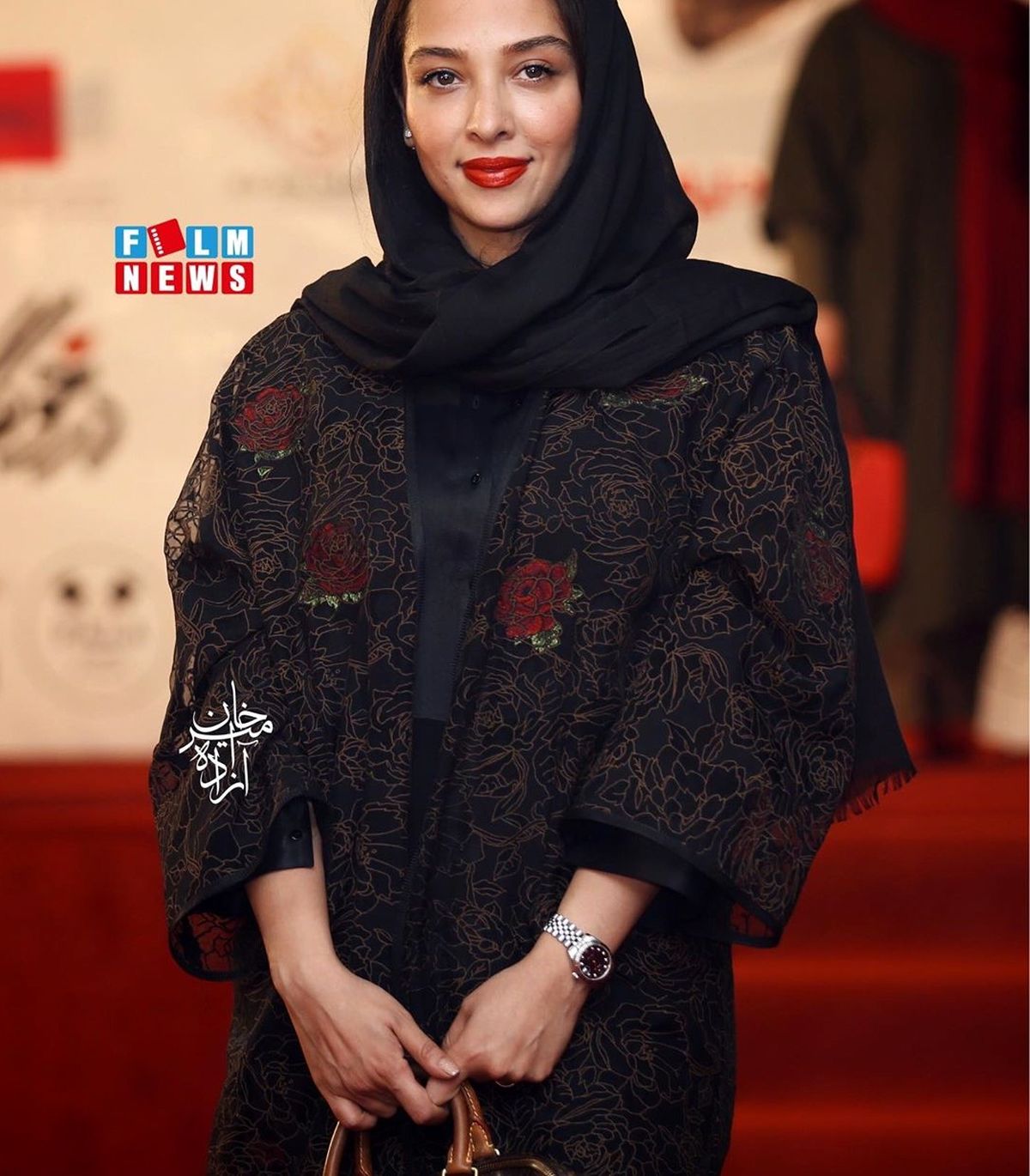 مانتو خاص همسر اشکان خطیبی+عکس