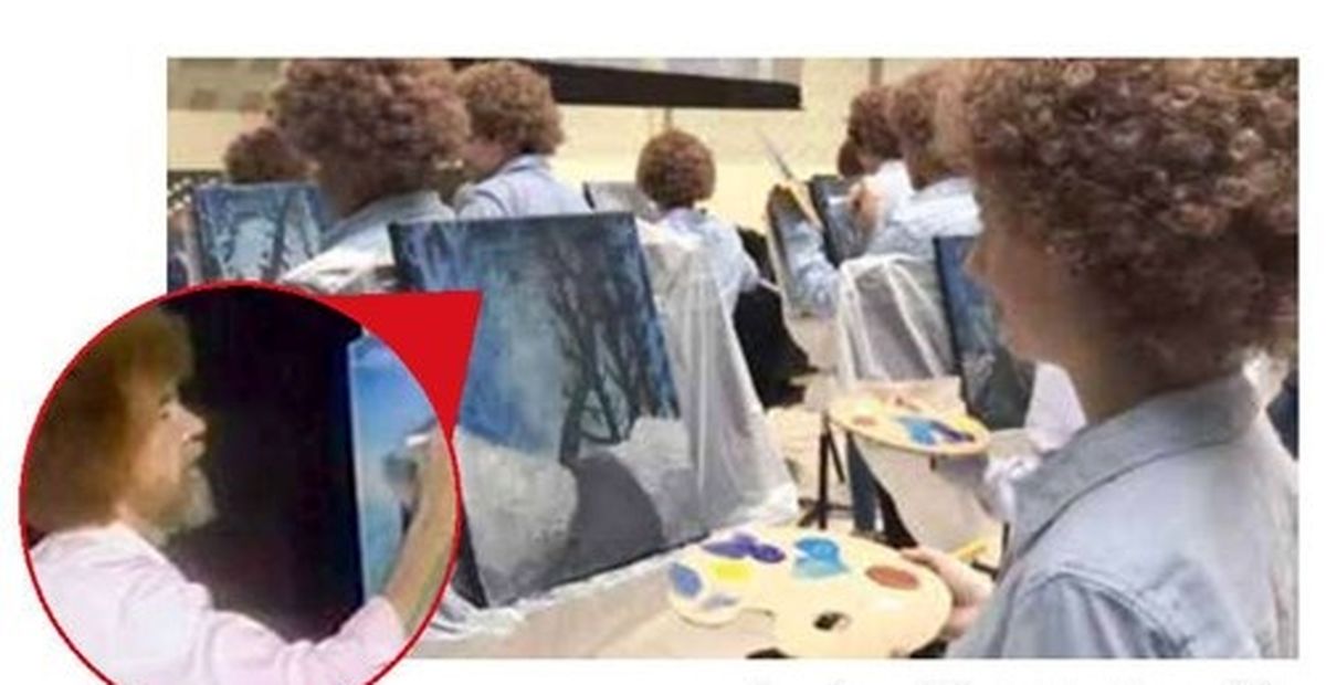 دانشجویان هنر در نقش «باب راس»