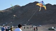 جشنواره بادبادک‌ها در یزد برگزار شد