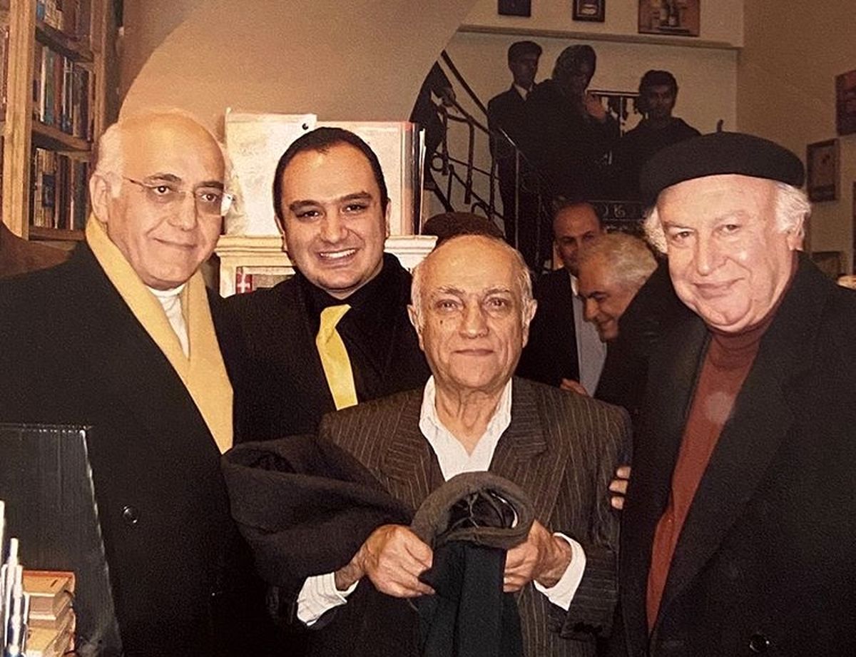 احسانکرمی در جمعی از اساتید ایران + عکس