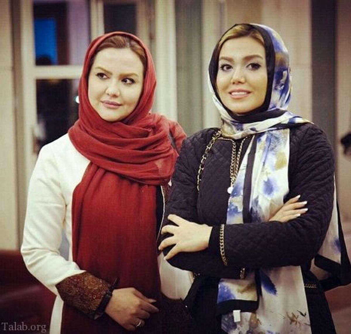 خانم مجری و خواهرش+عکس