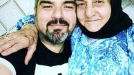 شهرام قائدی در آغوش مادرش + عکس