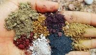 خاک های رنگی هرمز + تصاویر