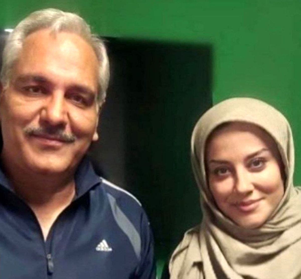 آشا محرابی و مهران مدیری در پشت صحنه فصل جدید دورهمی
