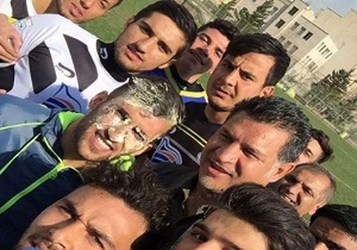 جشن تولدپیام صادقیان با حضورعلی دایی 