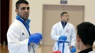 تمرین کاراته‌کاهای حاضر در کمپ بین المللی زیر نظر یک ایرانی