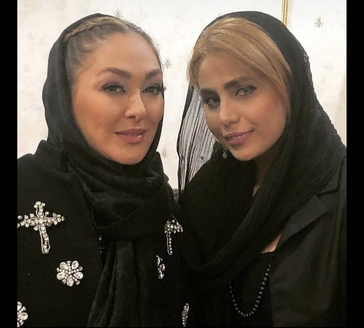 الهام حمیدی در کنار دوستش + عکس