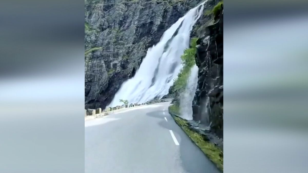 جاده‌ای فوق العاده دیدنی در نروژ+ فیلم
