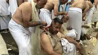  سنگ شیطان در مناسک حج/عکس