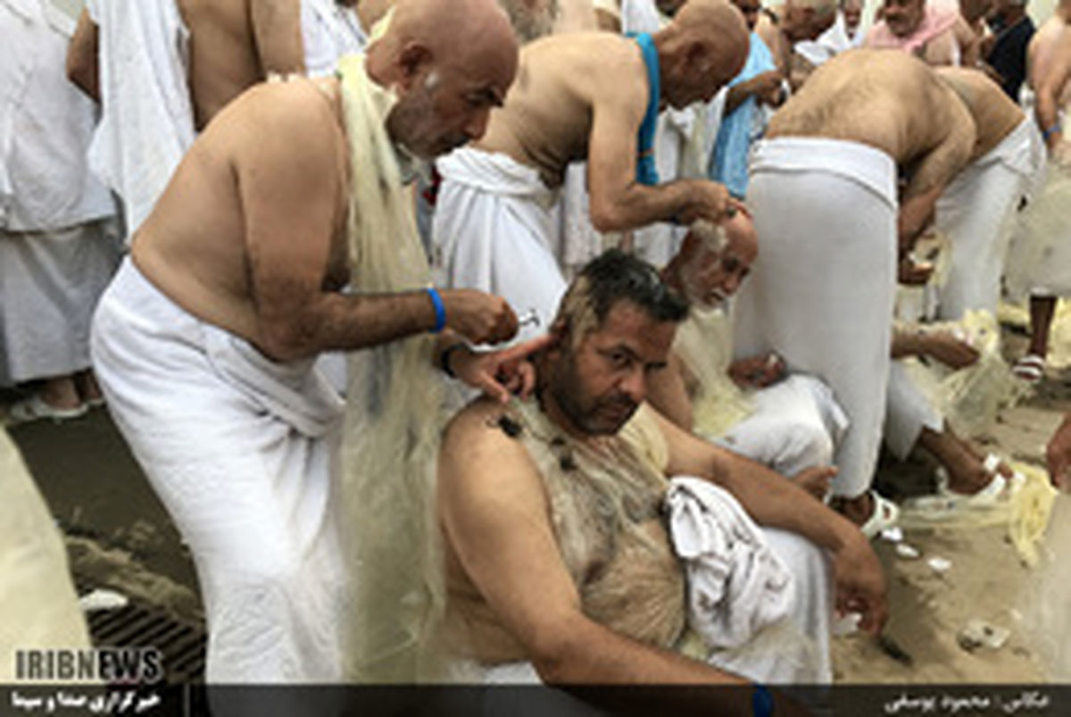  سنگ شیطان در مناسک حج/عکس