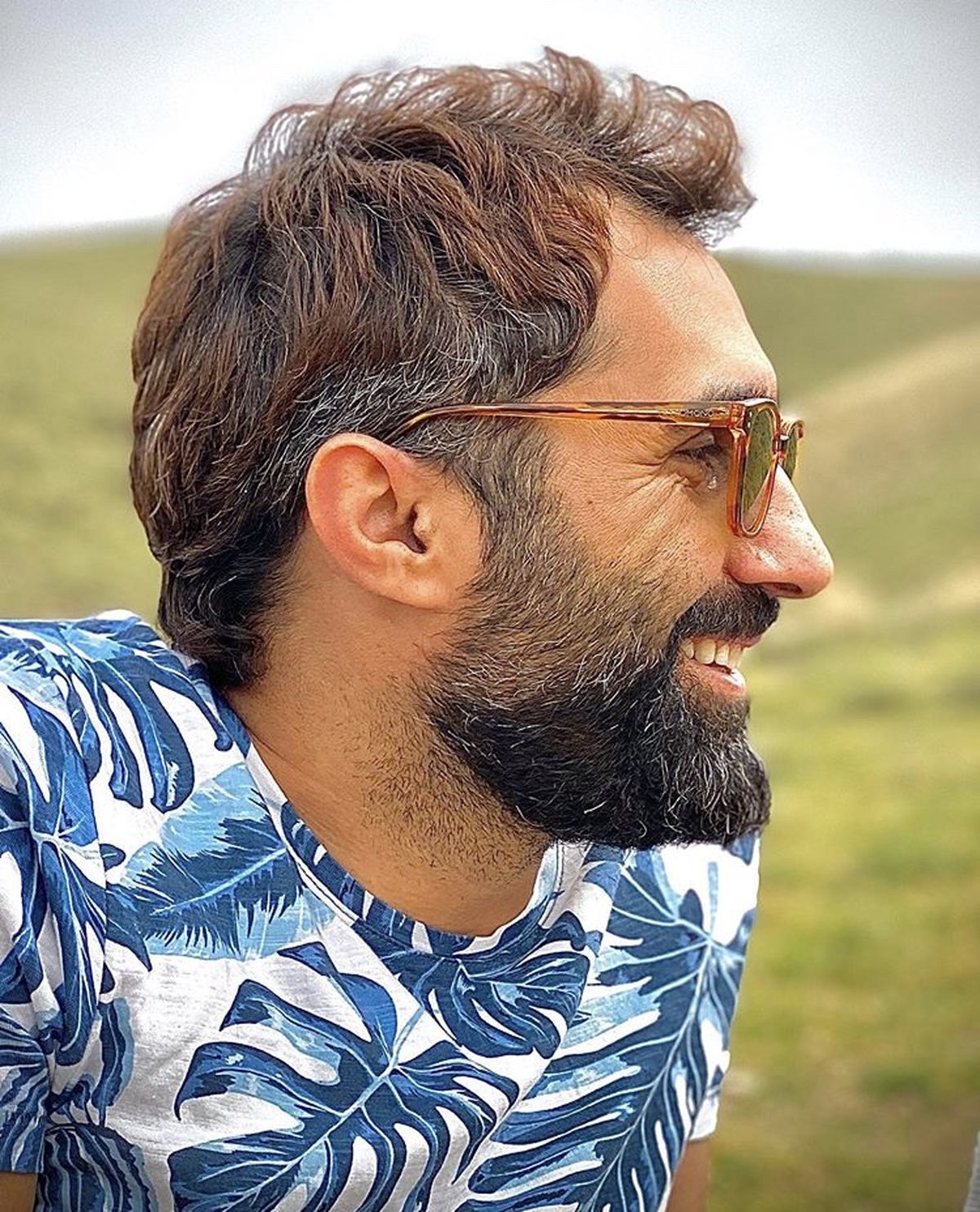 حال خوب هادی کاظمی در طبیعت + عکس