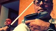 جوگیری فضایی آقای مجری+عکس