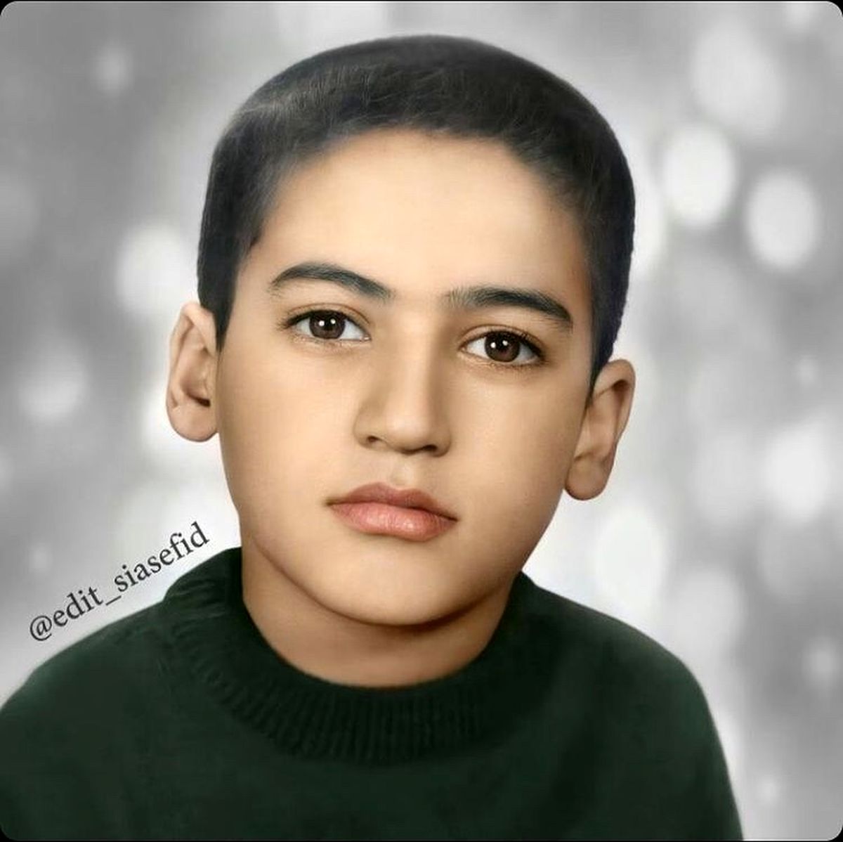 عکسی از کودکی نادر سلیمانی