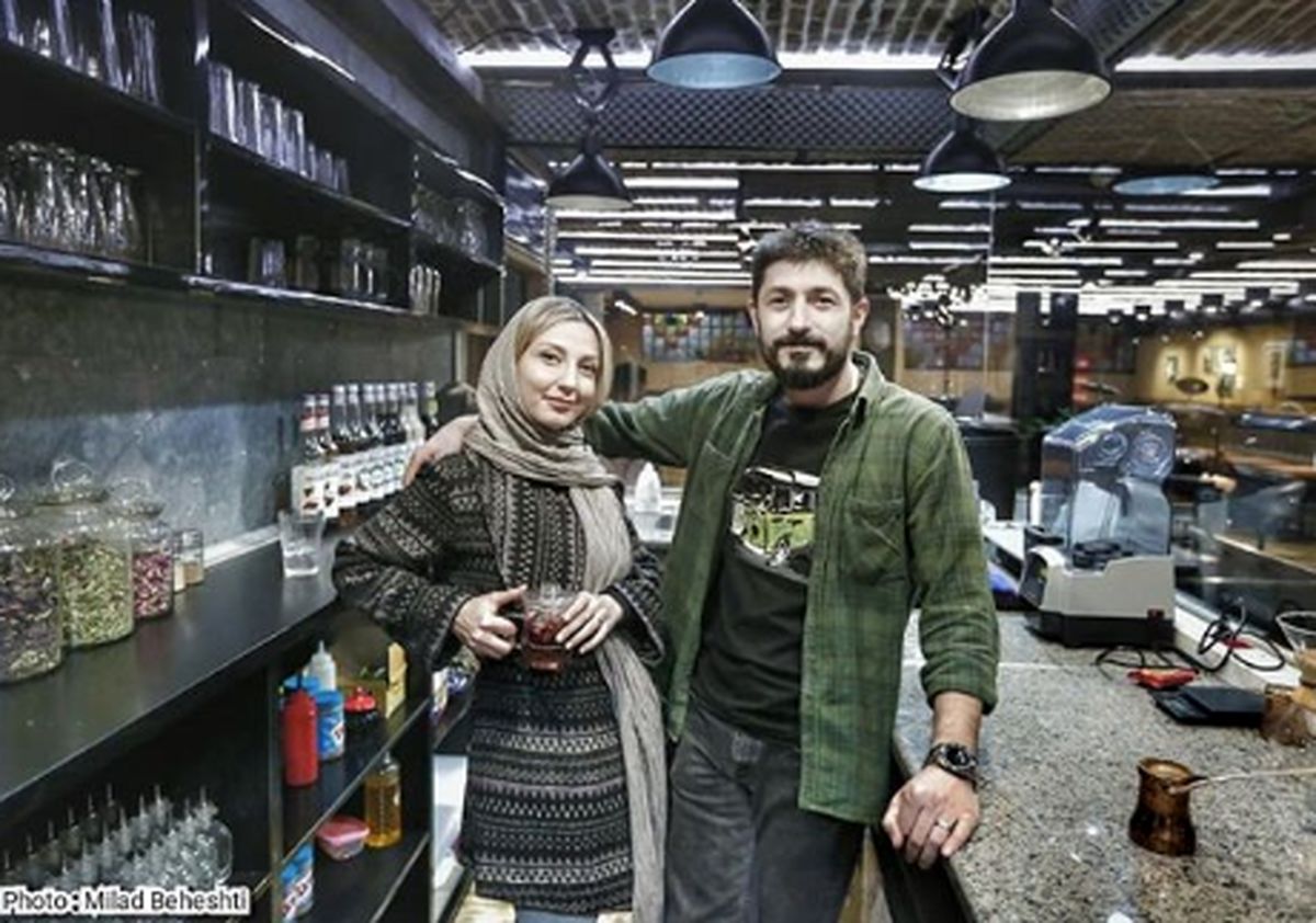 «حدیث میرامینی» در کنار همسر بازیگرش
