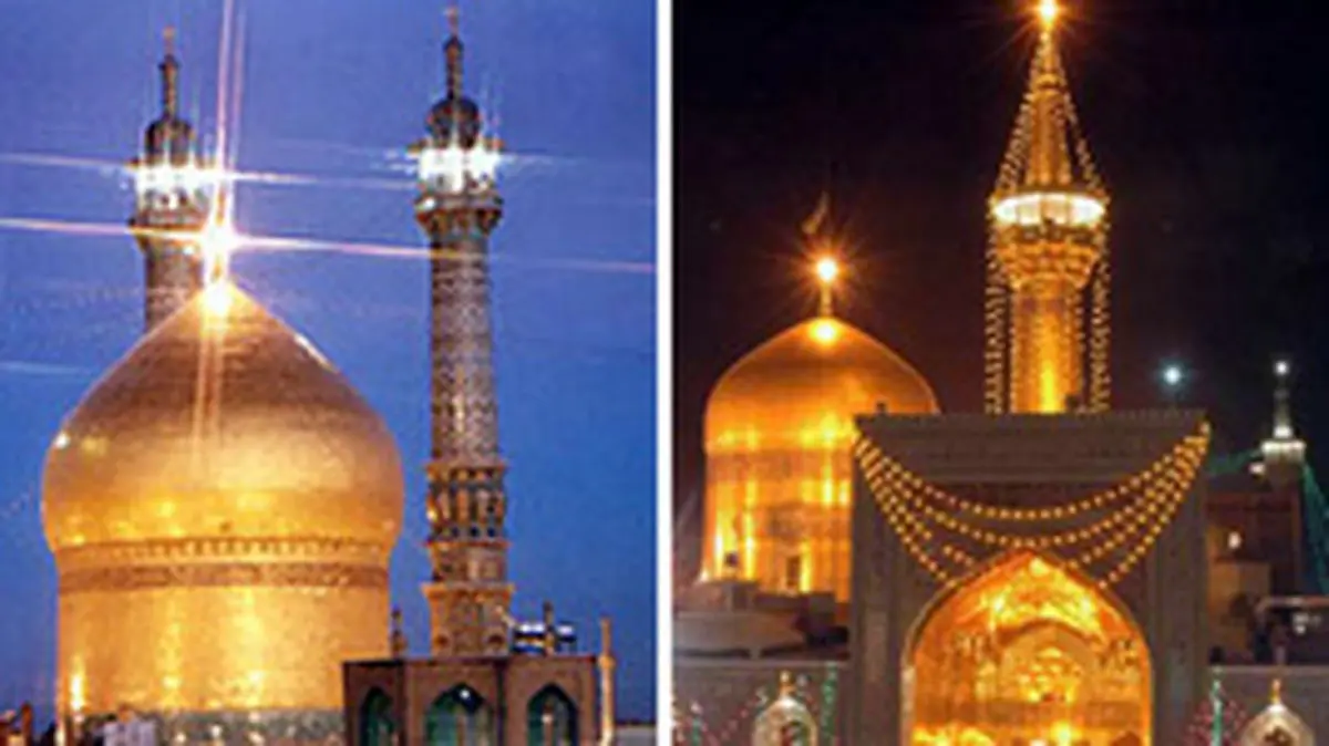 عطر حرم رضوی در سرزمین‌های نور پیچید