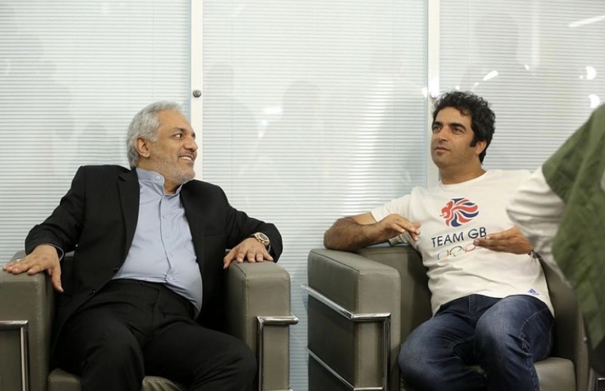 منوچهر هادی در کنار مرد پر آوازه سینما و تلویزیون + عکس