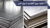 7 تفاوت ورق گالوانیزه با ورق آهن که باید بدانید