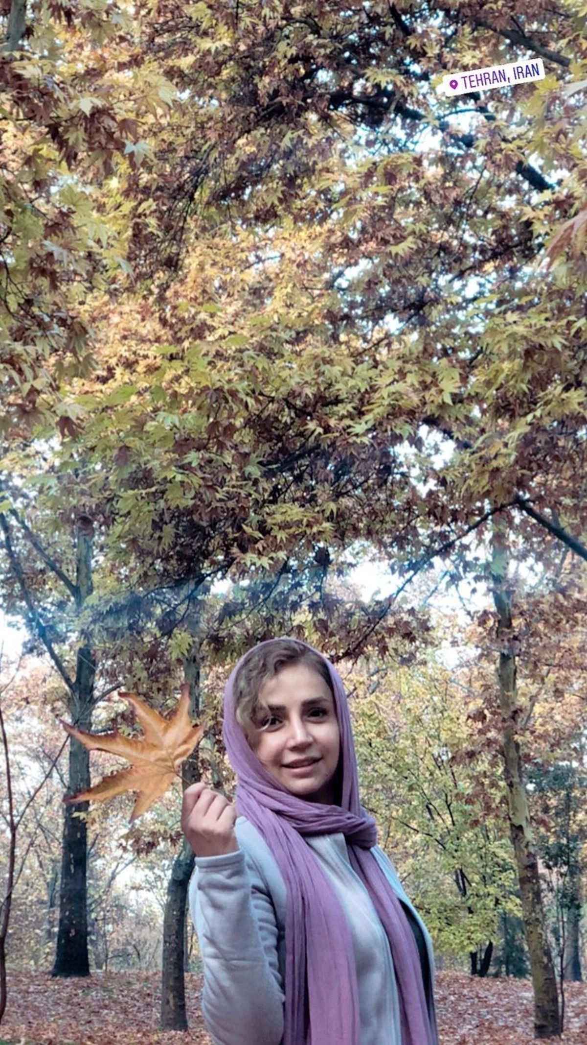 عکس پاییزی شبنم قلی خانی