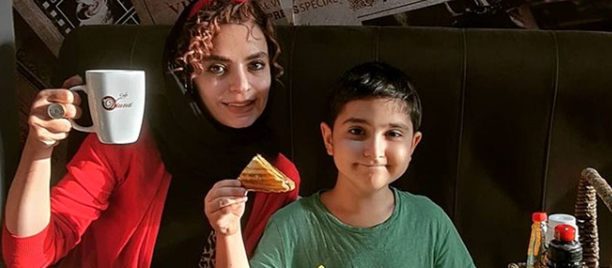رستورانگردی سپیده خداوردی و پسرش + عکس