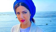 تیپ هلیا امامی در کنار ساحل + عکس 