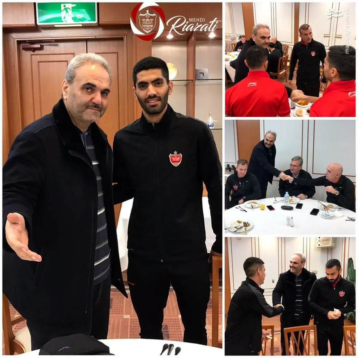 گزارشگر معروف در کنار پرسپولیسی ها در ژاپن