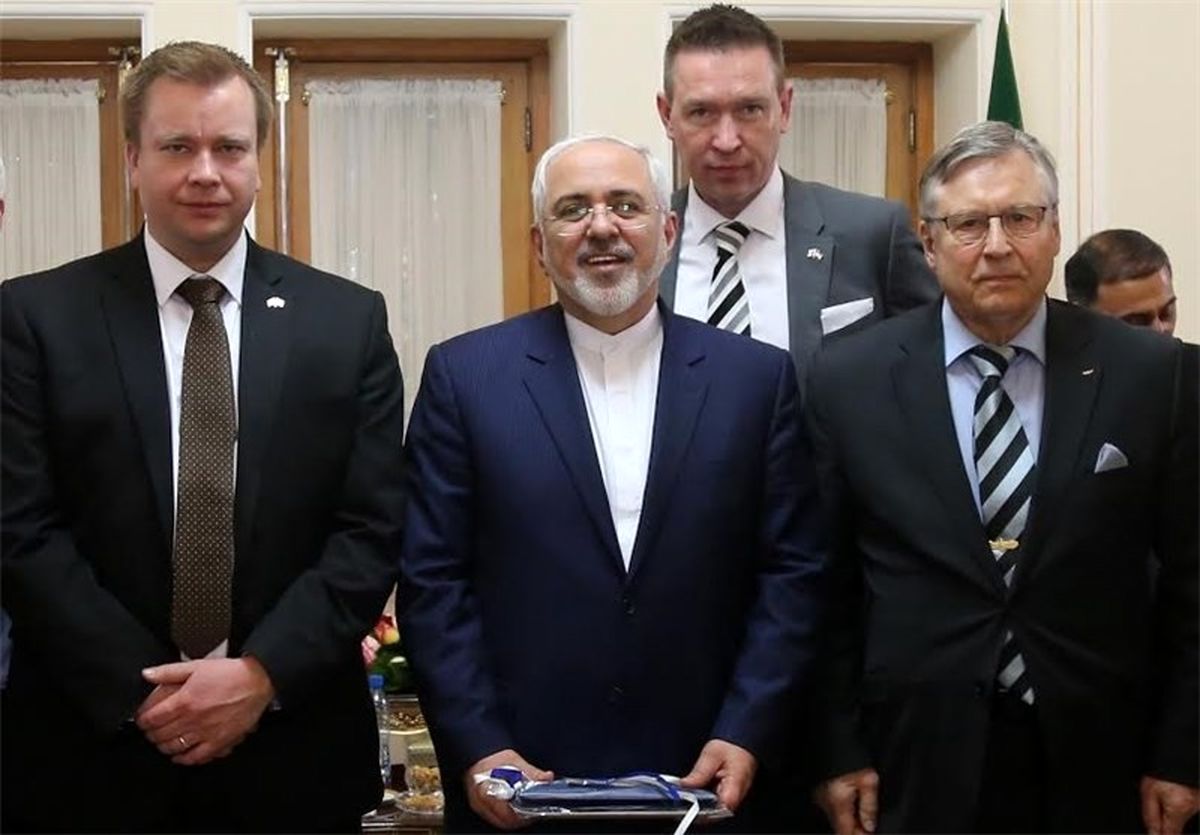 دیدار رئیس کمیسیون سیاست خارجی پارلمان فنلاند با ظریف