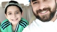 سلفی بابک جهانبخش و پسرش + عکس