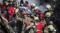 حادثه پلاسکو به روز هشتم رسید/ پیکر ۱۲ شهید آتش‌نشان و 3 شهروند بیرون کشیده شد/ ۳ آتش‌نشان زیر آوارند