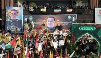 برگزاری مراسم تشییع شهید عباس نیلفروشان در میدان امام حسین(ع)