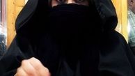 ظاهر عجیب خانم بازیگر در حال بیماری+عکس